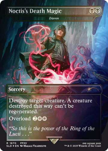 Noctis's Death Magic - Damn (Rainbow Foil) [Secret Lair Drop Series]