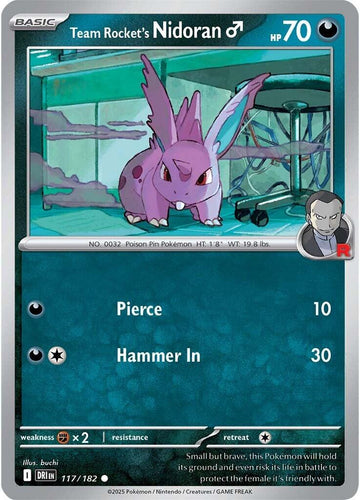 Team Rocket's Nidorand (117/182) [Scarlet & Violet: Destined Rivals]