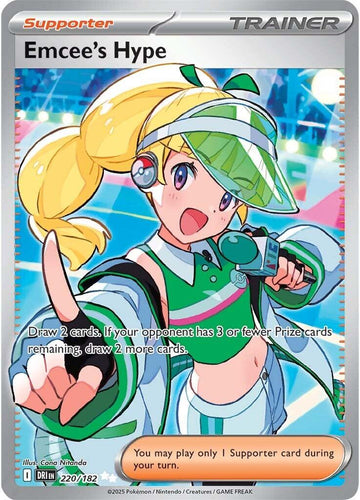 Emcee's Hype (220/182) [Scarlet & Violet: Destined Rivals]