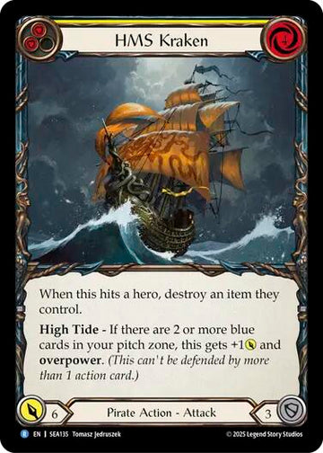HMS Kraken [SEA135] (High Seas)  Rainbow Foil