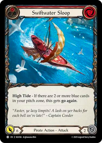 Swiftwater Sloop (Red) [SEA166] (High Seas)