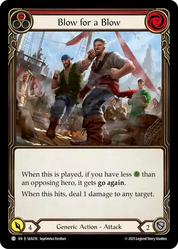 Blow for a Blow [SEA216] (High Seas)  Rainbow Foil