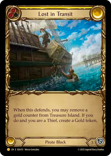 Lost in Transit (Treasure) [SEA151] (High Seas)  Cold Foil