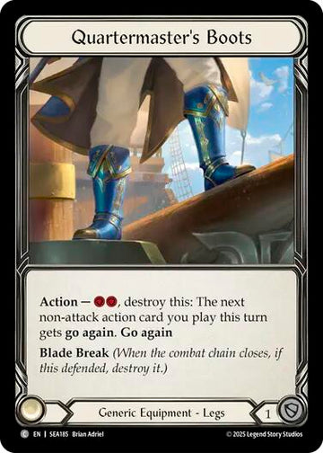 Quartermaster's Boots (Treasure) [SEA185] (High Seas)  Cold Foil