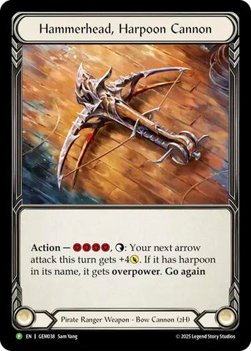 Hammerhead, Harpoon Cannon [GEM038] (GEM Pack 2)  Cold Foil