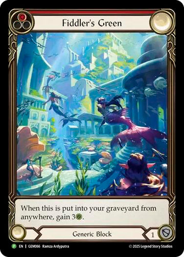 Fiddler's Green (Red) [GEM066] (GEM Pack 2)  Rainbow Foil