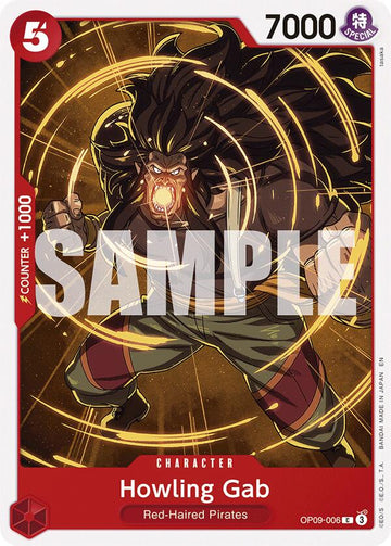 Howling Gab (Reprint) [Starter Deck: Red Shanks]