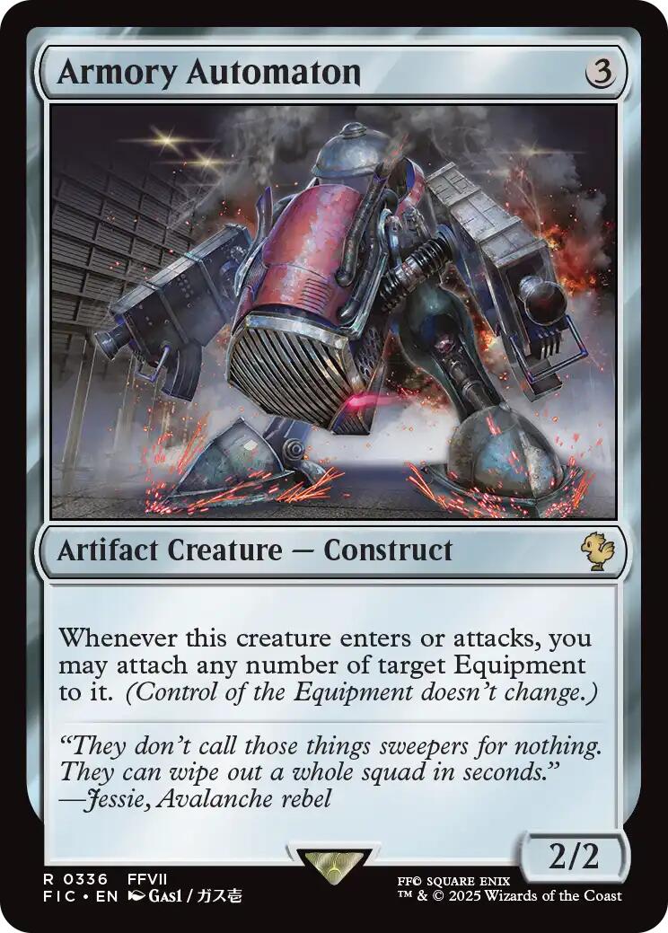 Armory Automaton (Surge Foil) [FINAL FANTASY Commander]