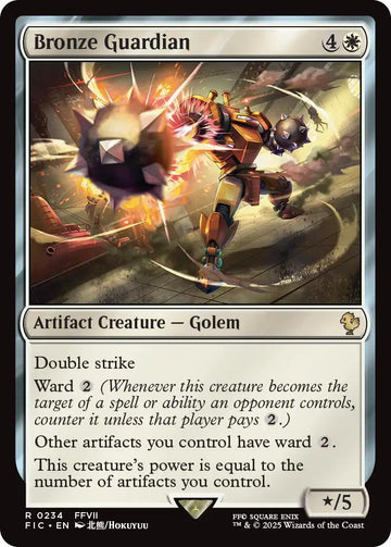 Bronze Guardian (Surge Foil) [FINAL FANTASY Commander]