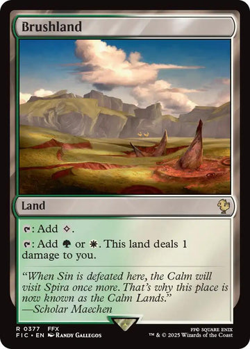 Brushland (Surge Foil) [FINAL FANTASY Commander]