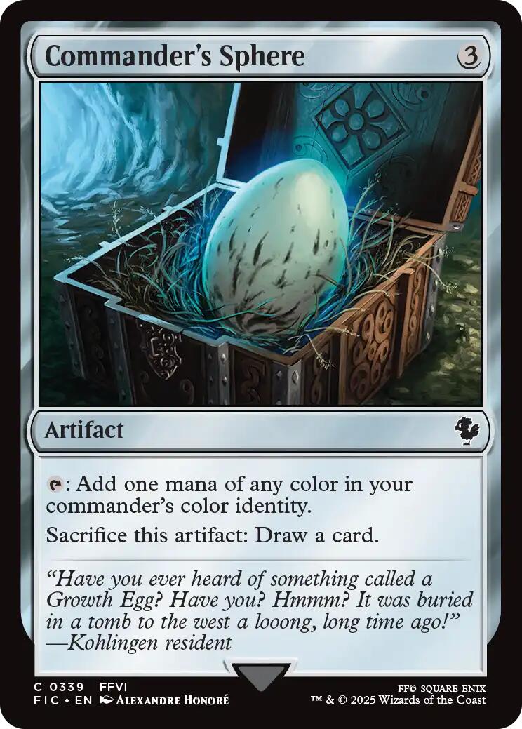 Commander's Sphere (Surge Foil) [FINAL FANTASY Commander]