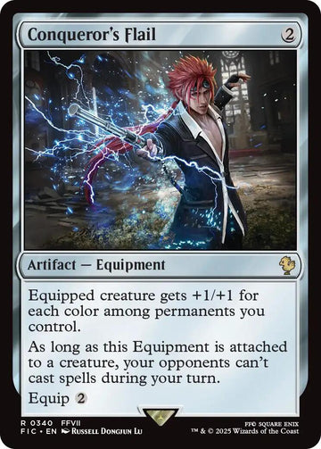 Conqueror's Flail (Surge Foil) [FINAL FANTASY Commander]
