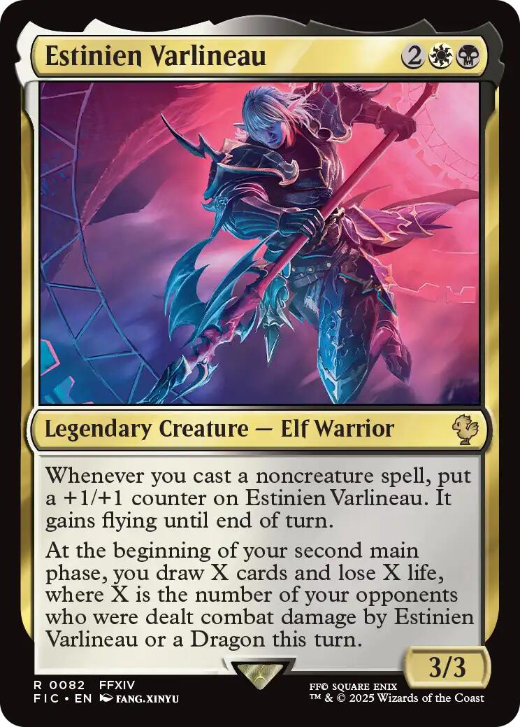 Estinien Varlineau (Surge Foil) [FINAL FANTASY Commander]
