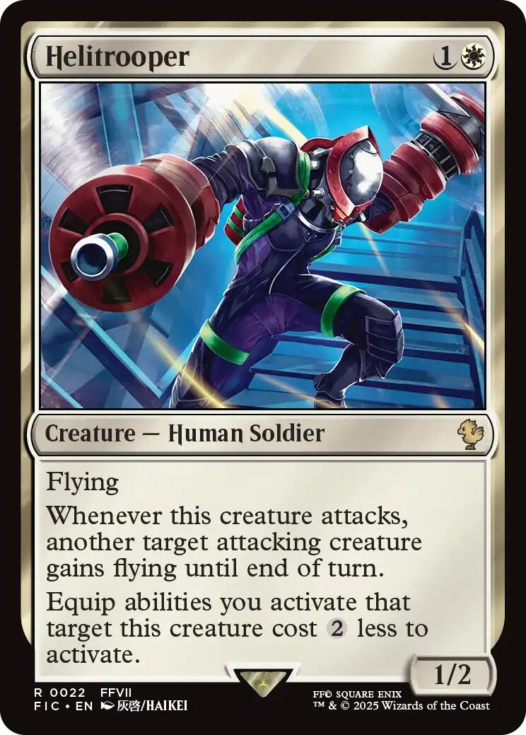 Helitrooper (Surge Foil) [FINAL FANTASY Commander]