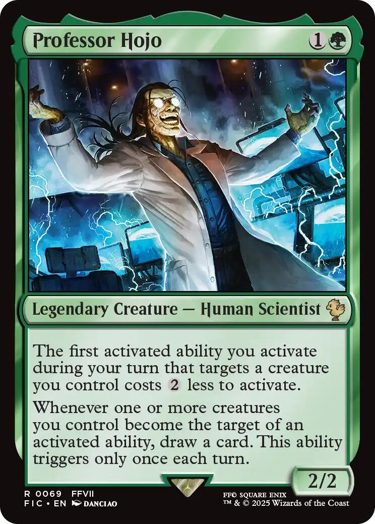 Professor Hojo (Surge Foil) [FINAL FANTASY Commander]