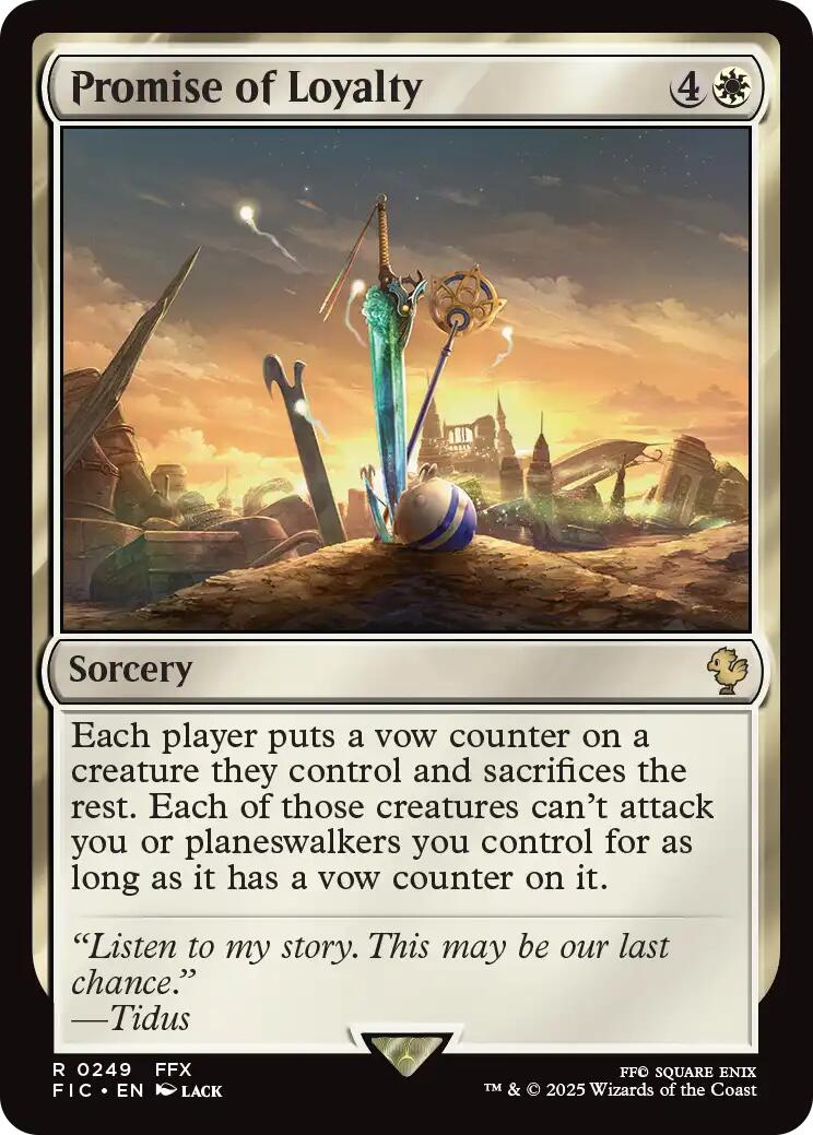 Promise of Loyalty (Surge Foil) [FINAL FANTASY Commander]