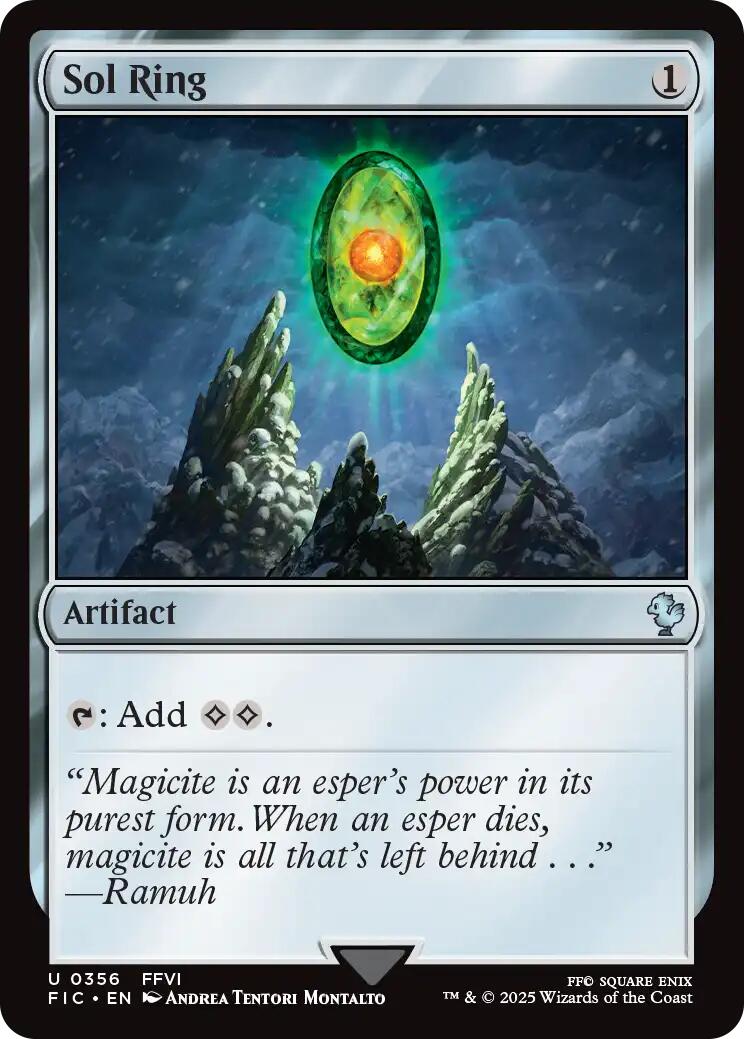 Sol Ring (0356) (Surge Foil) [FINAL FANTASY Commander]