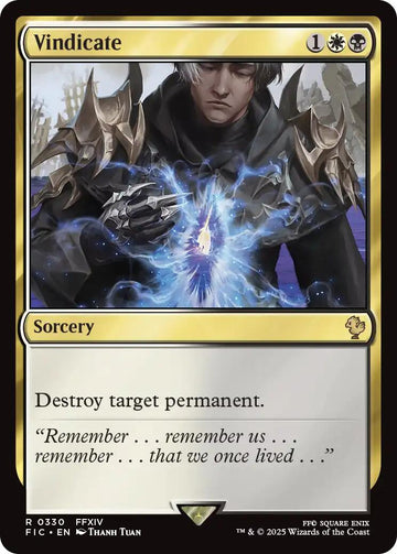 Vindicate (Surge Foil) [FINAL FANTASY Commander]