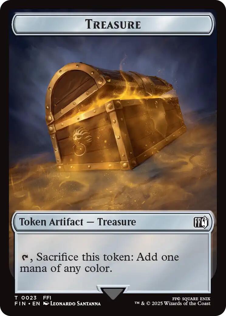 Hero (0005) // Treasure Double-Sided Token [FINAL FANTASY Tokens]