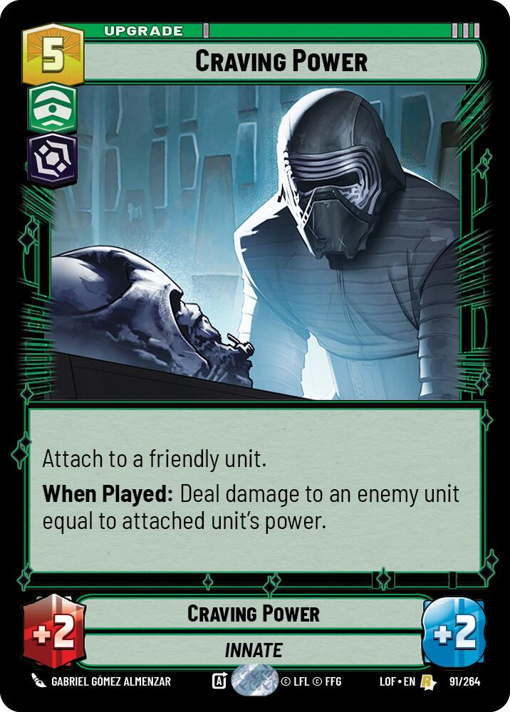 Craving Power (91/264) (91/264) [Legends of the Force]