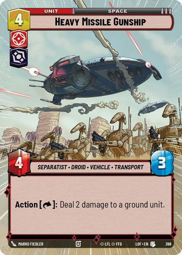 Heavy Missile Gunship (398) (Hyperspace) (398) [Legends of the Force]