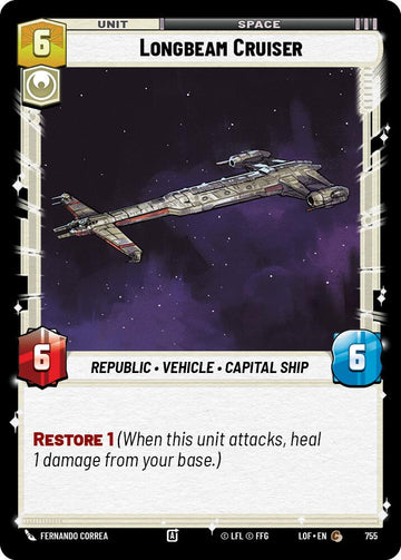 Longbeam Cruiser (755) (Foil) (755) [Legends of the Force]