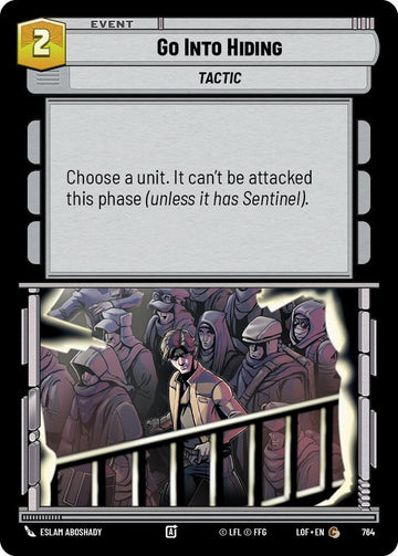 Go Into Hiding (764) (Foil) (764) [Legends of the Force]