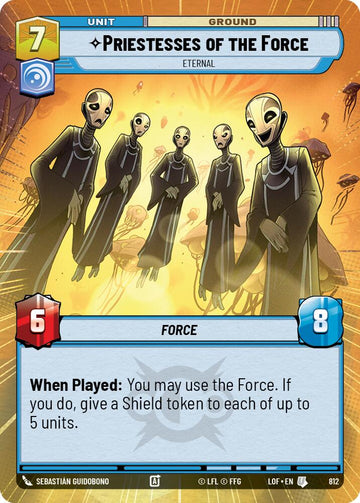 Priestesses of the Force - Eternal (812) (Hyperspace Foil) (812) [Legends of the Force]