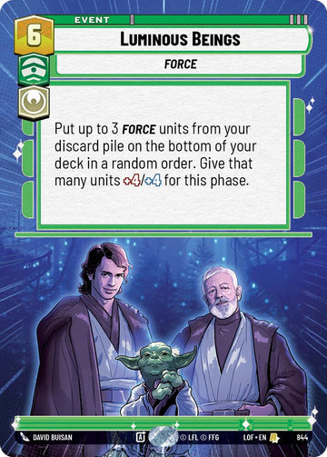Luminous Beings (844) (Hyperspace Foil) (844) [Legends of the Force]