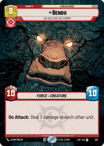Bendu - Do You Fear the Storm? (910) (Hyperspace Foil) (910) [Legends of the Force]