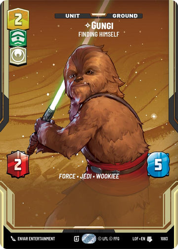 Gungi - Finding Himself (1083) (Prestige Foil) (1083) [Legends of the Force]