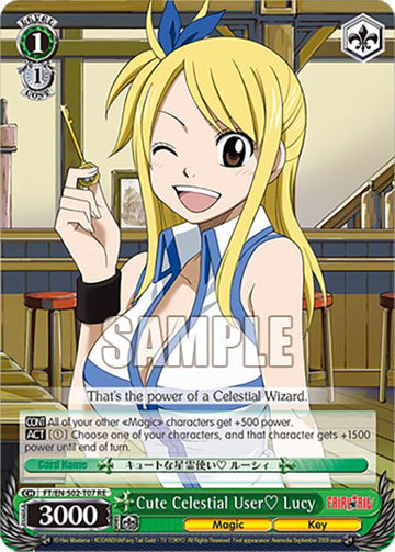 Cute Celestial User? Lucy (FT/EN-S02-T07 TD RE) [Fairy Tail Chronicle Set]