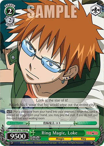 Ring Magic, Loke (FT/EN-S02-T08 TD RE) [Fairy Tail Chronicle Set]