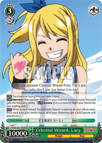 Celestial Wizard, Lucy (FT/EN-S02-030R RRR RE) [Fairy Tail Chronicle Set]