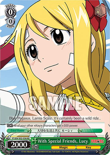 With Special Friends, Lucy (FT/EN-S02-036 U RE) [Fairy Tail Chronicle Set]