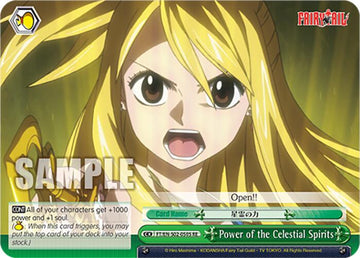 Power of the Celestial Spirits (FT/EN-S02-050S SR RE) [Fairy Tail Chronicle Set]