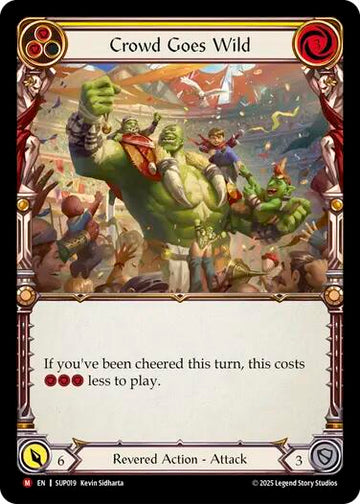 Crowd Goes Wild [SUP019] (Super Slam)  Rainbow Foil