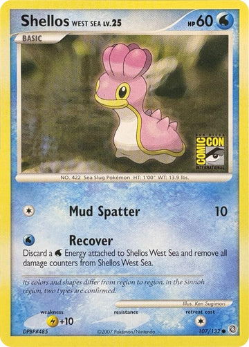 Shellos West Sea (107/132) (SDCC 2007) [Miscellaneous Cards]