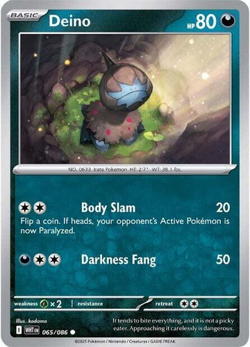 Deino (065/086) [Scarlet & Violet: White Flare]