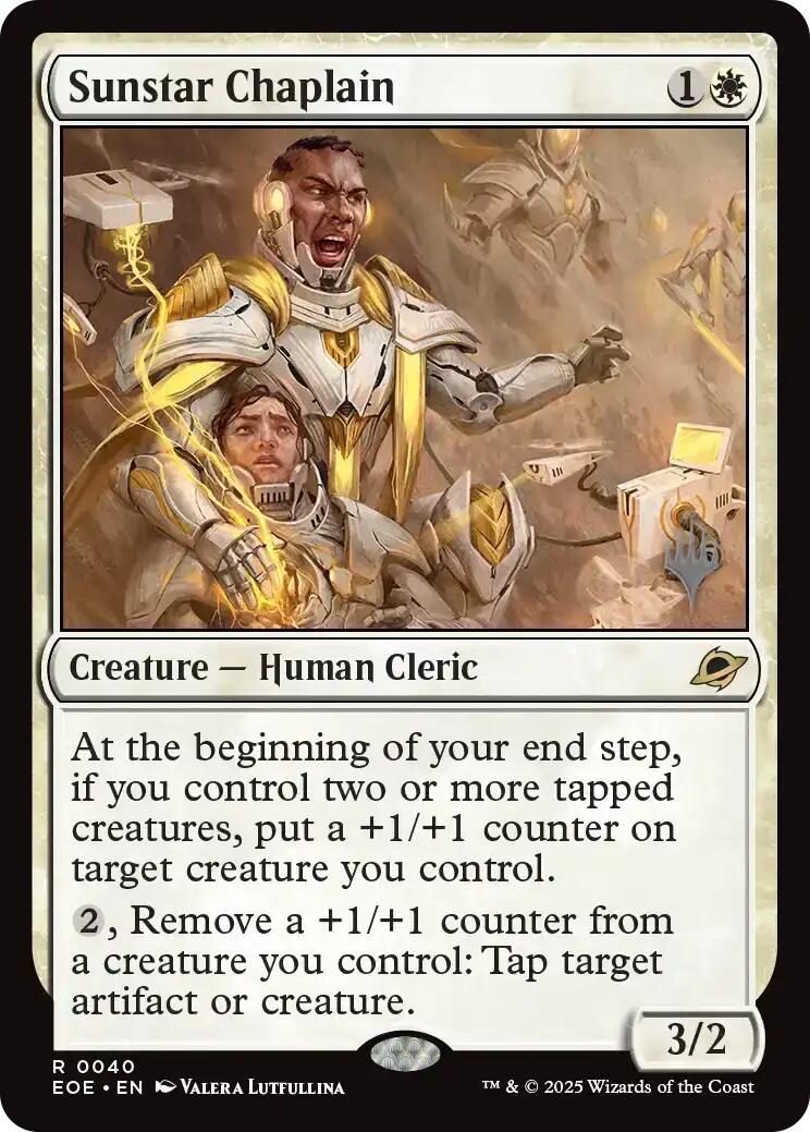 Sunstar Chaplain (Promo Pack) [Edge of Eternities Promo Pack]