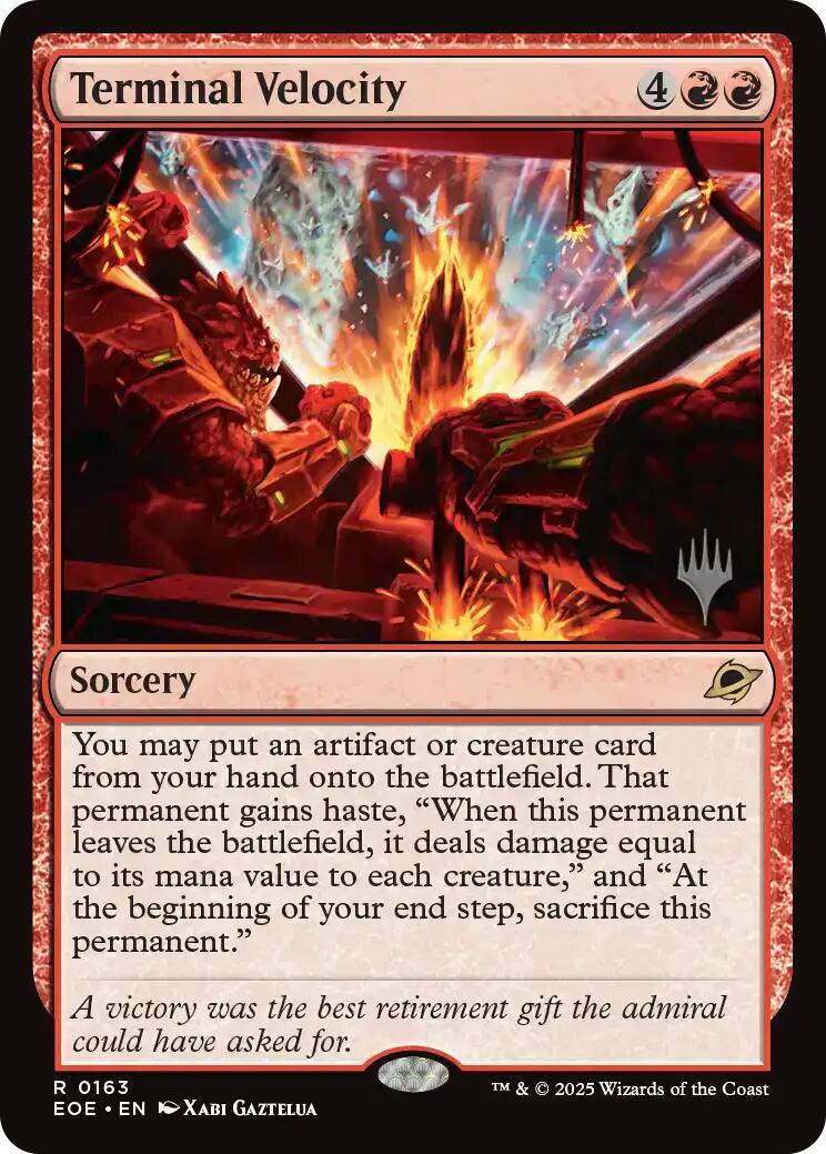 Terminal Velocity (Promo Pack) [Edge of Eternities Promo Pack]
