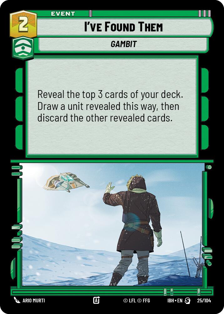 I've Found Them (25/104) (25/104) [Intro Battle: Hoth]