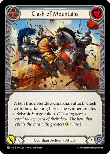 Clash of Mountains (Blue) [MPG063] (Mastery Pack Guardian)