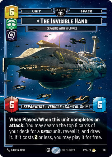 The Invisible Hand (78) - Crawling With Vultures (78) [Organized Play Promos]