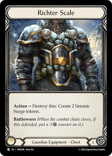 Richter Scale [MPG006] (Mastery Pack Guardian)  Cold Foil