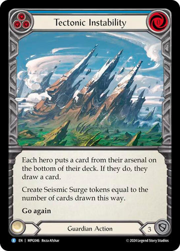 Tectonic Instability [MPG046] (Mastery Pack Guardian)  Rainbow Foil