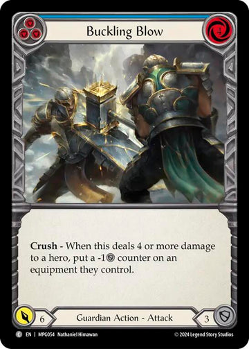 Buckling Blow (Blue) [MPG054] (Mastery Pack Guardian)