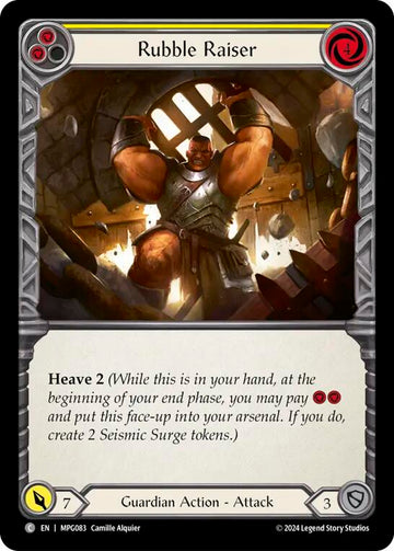 Rubble Raiser (Yellow) [MPG083] (Mastery Pack Guardian)