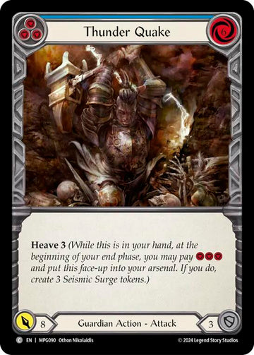 Thunder Quake (Blue) [MPG090] (Mastery Pack Guardian)