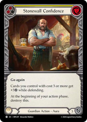 Stonewall Confidence (Yellow) [MPG107] (Mastery Pack Guardian)